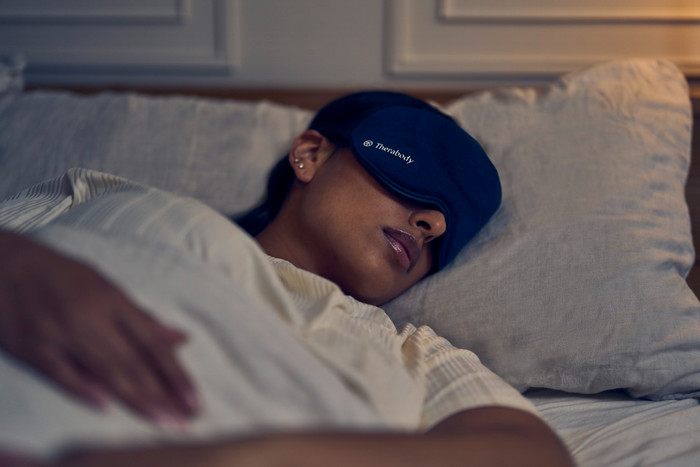 Therabody SleepMask product in use