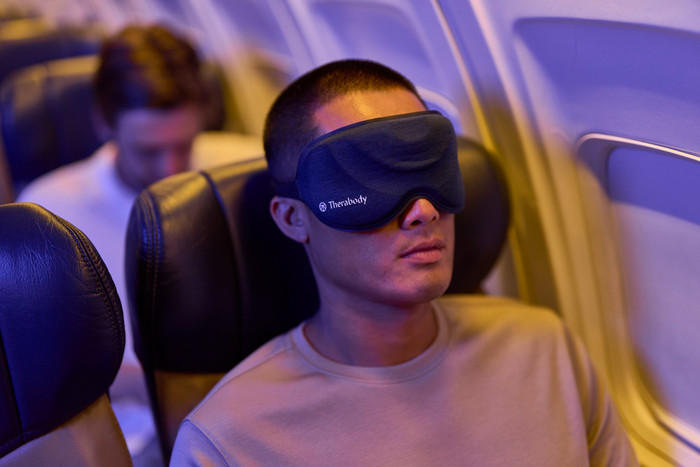 Therabody SleepMask product in use