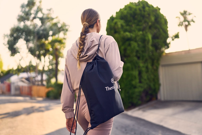 Therabody JetBoots Prime Small product in use