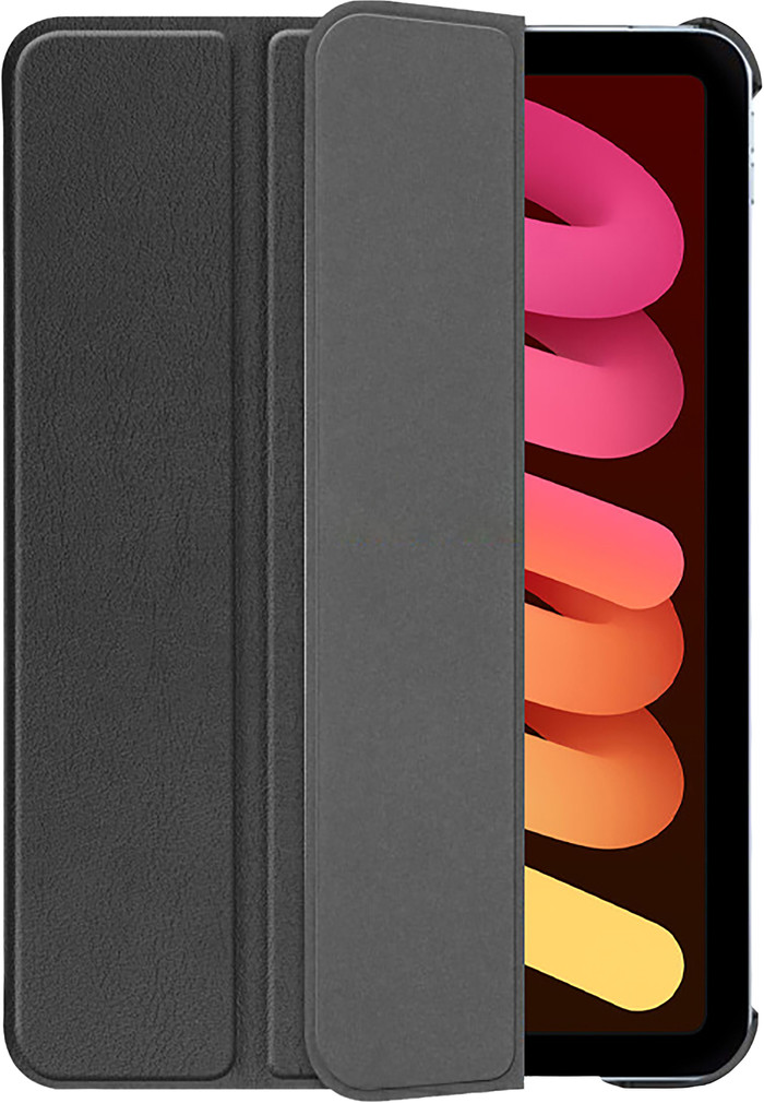 Just in Case Tri-Fold Apple iPad mini 7 Book Case Noir détail