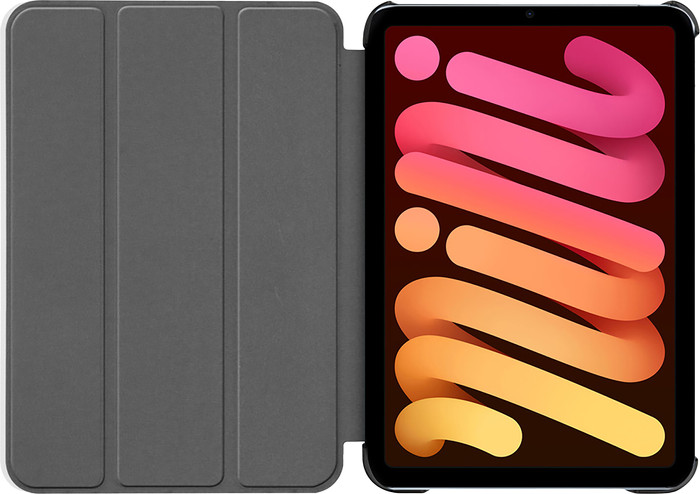 Just in Case Tri-Fold Apple iPad mini 7 Book Case Noir avant