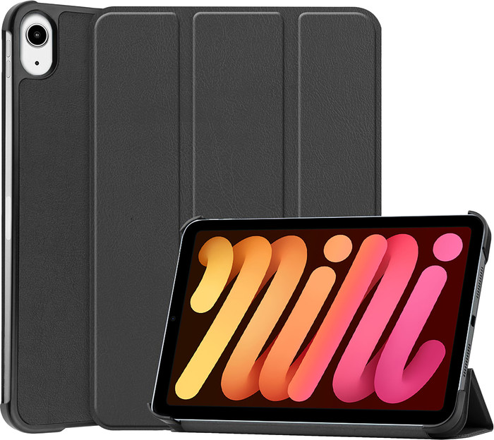 Just in Case Tri-Fold Apple iPad mini 7 Book Case Noir produit composé