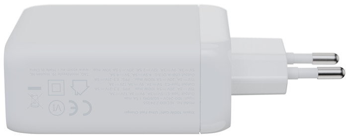 Xtorm 100W GaN2 Ultra Wall Charger onderkant