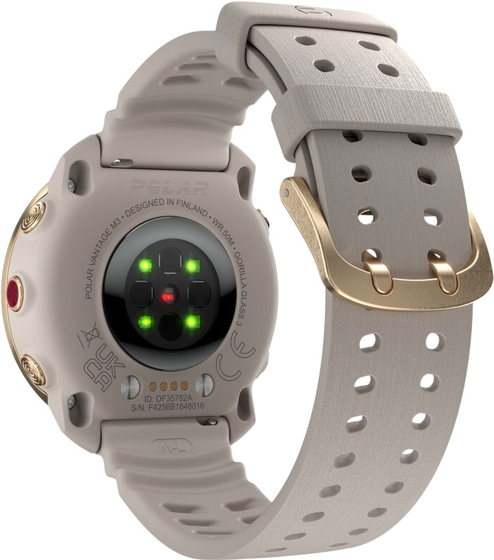 Polar Vantage M3 Goud/Beige achterkant