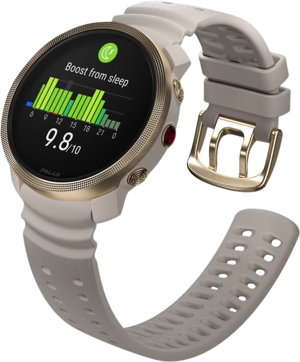 Polar Vantage M3 Goud/Beige detail