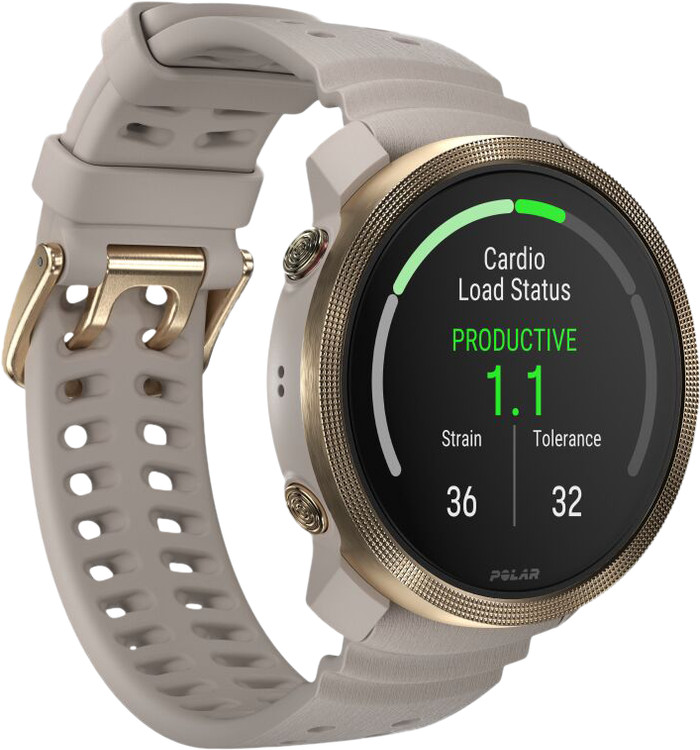 Polar Vantage M3 Goud/Beige linkerkant