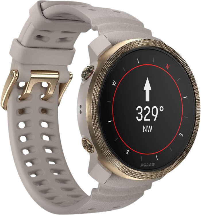 Polar Vantage M3 Goud/Beige linkerkant