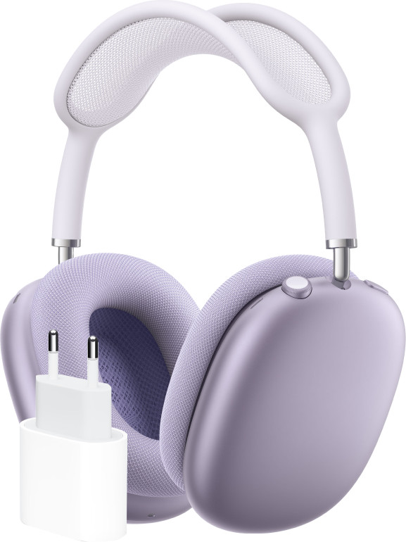 Apple AirPods Max Lila + Apple Usb C Oplader 20W Main Image