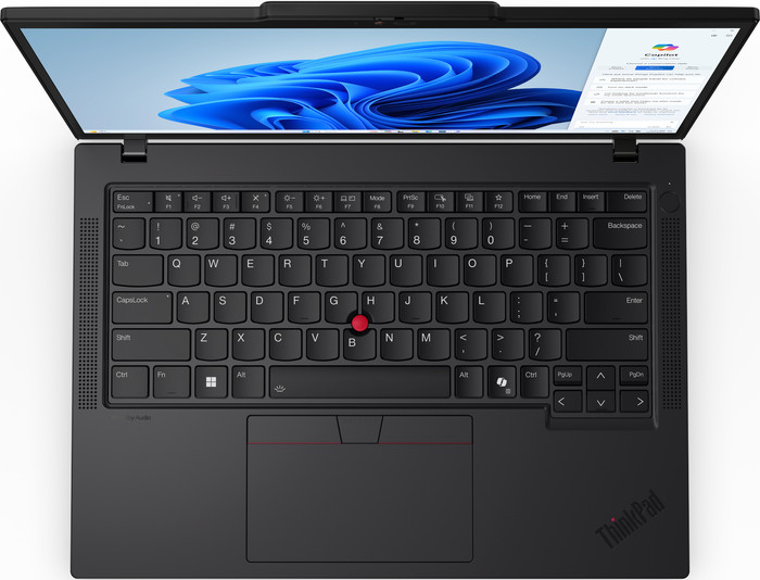 Lenovo ThinkPad T14 Gen 5 (AMD) 21MC0017MH QWERTY bovenkant