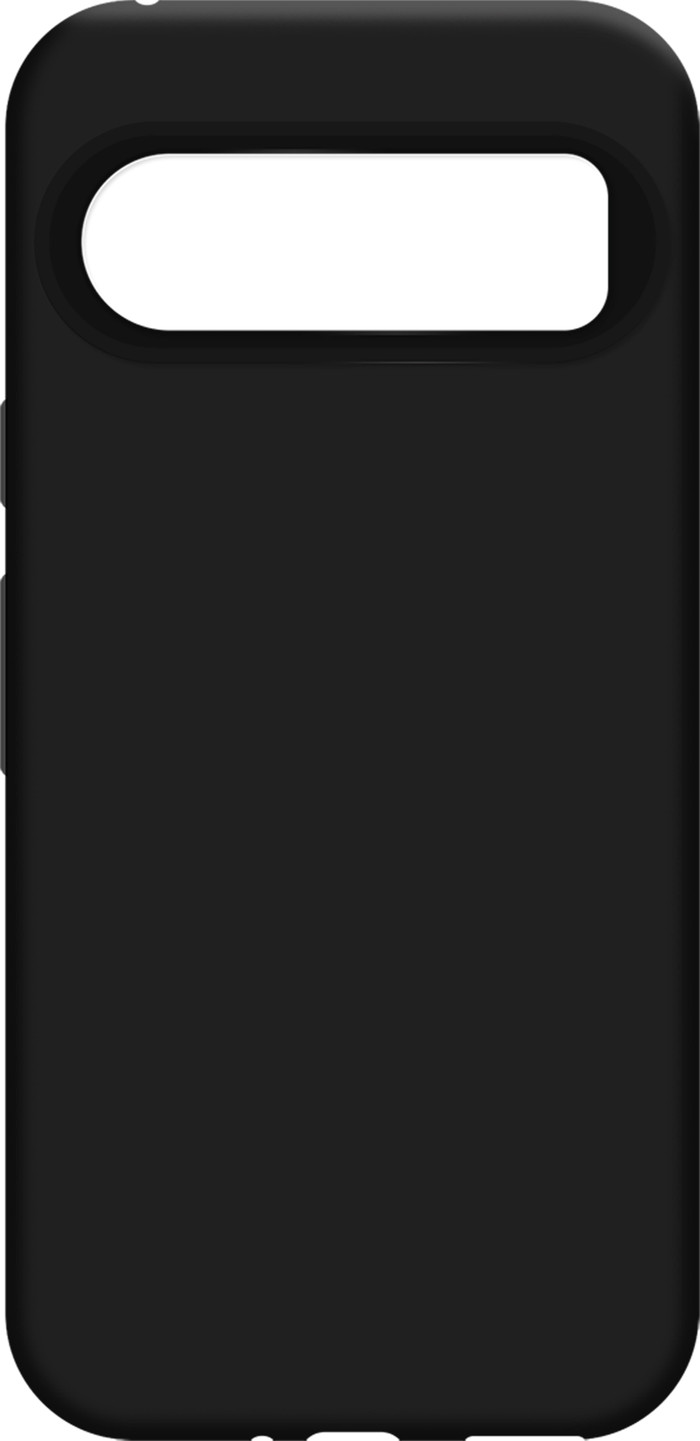 Google Pixel 9 Pro 128GB Zwart 5G + Just in Case Soft Design Back Cover Zwart voorkant