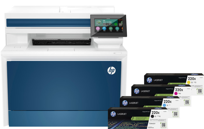 HP Color LaserJet Pro MFP 4302dw + 1 set extra XL toners Main Image