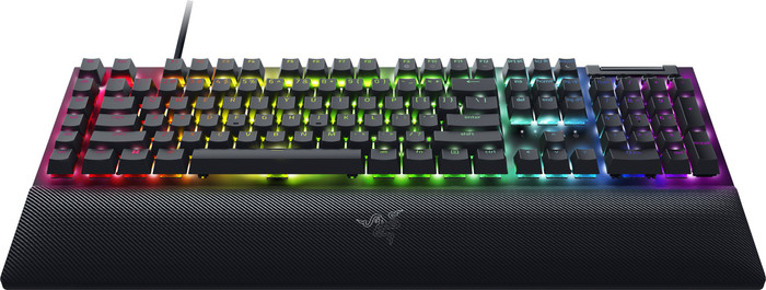 Razer BlackWidow V4 Mechanical Gaming Keyboard Green Switch AZERTY front