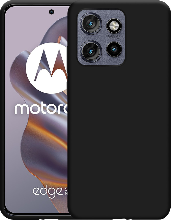 Just in Case Soft Design Motorola Edge 50 Neo Back Cover Zwart visual leverancier