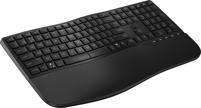 HP 680 Comfort Dual Mode Keyboard AZERTY ISO Layout left side