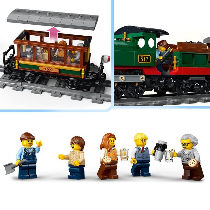 LEGO City Vintage stoomtrein 60511 detail