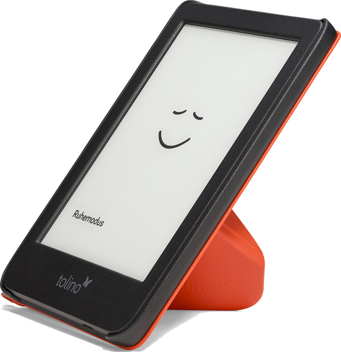 Tolino Shine - Origami Folding Cover - Cayenne Red right side