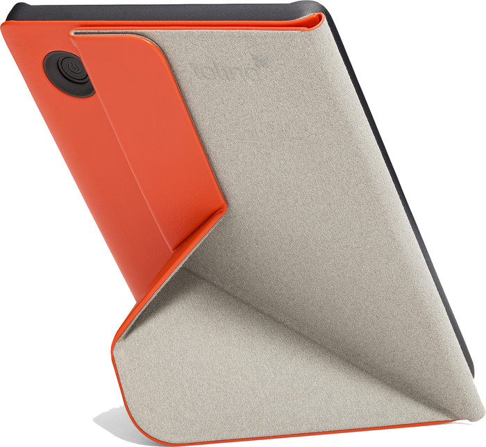 Tolino Shine - Origami Folding Cover - Cayenne Red back