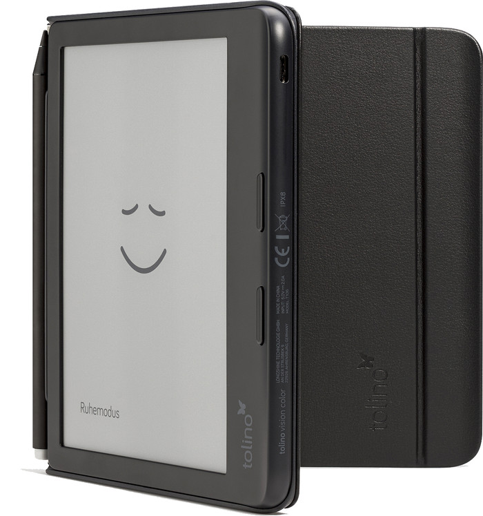 Tolino Vision Color - Stylus Cover - Black right side
