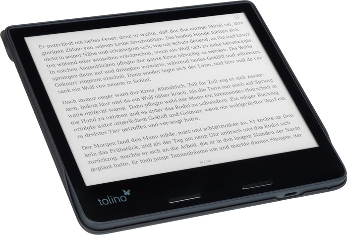 Tolino Epos 3 - Origami Folding Cover - Black left side