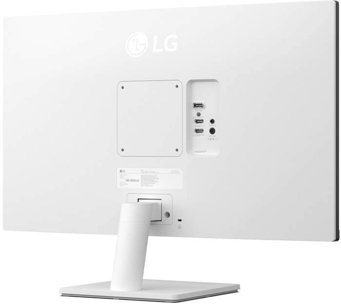 LG 27US500-W achterkant