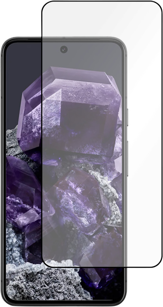 Just In Case Tempered Glass Google Pixel 8 Screenprotector voorkant