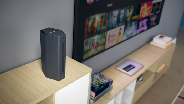 NETGEAR Nighthawk RS200 product in use