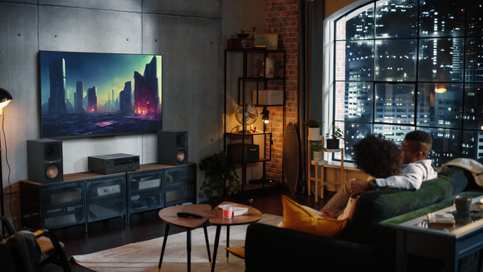 Klipsch R-60M (per paar) product in gebruik