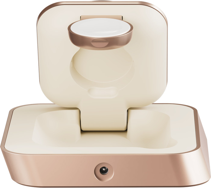 Zens 2-in-1 Kabelloses MagSafe Ladegerät Pro 2 7,5 W Weiß rückseite