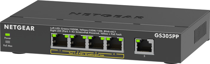 Netgear GS305PPv3 rechterkant