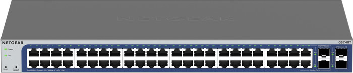 NETGEAR GS748Tv6 front