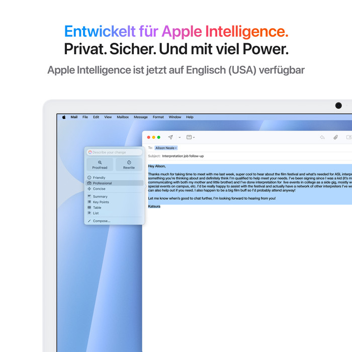 Apple iMac 24" M4 (8-Core-CPU/8-Core-GPU) 16GB/256GB Blau QWERTZ visueller lieferant
