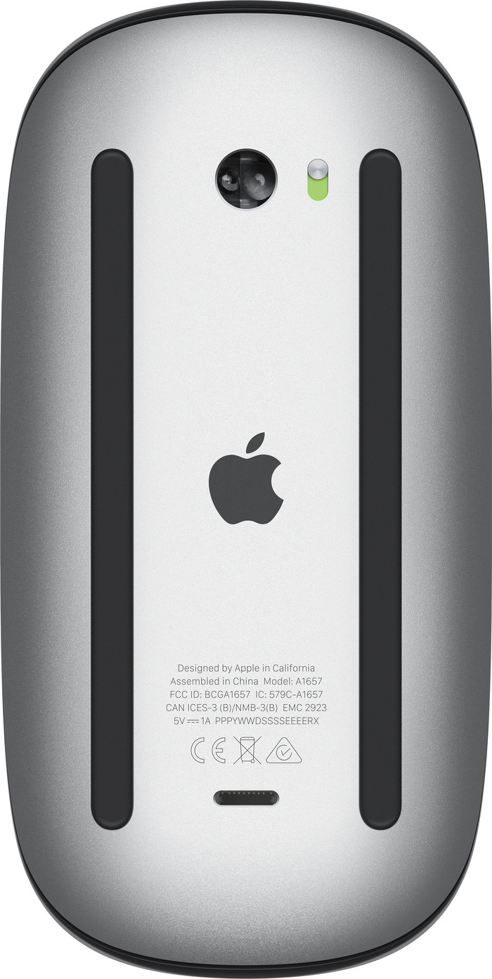 Apple Magic Mouse (2024) Zwart onderkant