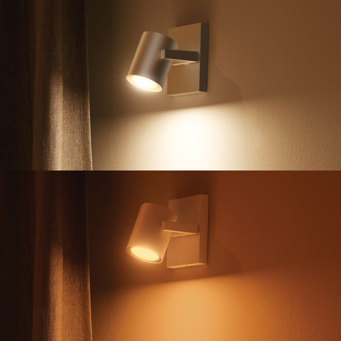 Philips Hue Argenta Spot Monté en Surface White and Color - Blanc - 1 Spot produit à l'usage