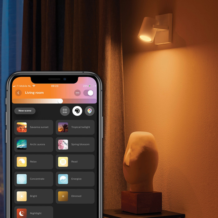 Philips Hue Argenta Spot Monté en Surface White and Color - Blanc - 1 Spot produit à l'usage