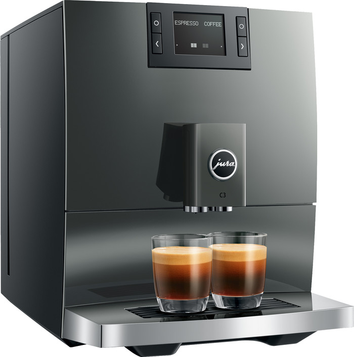 JURA C3 Piano Inox (EA) linkerkant