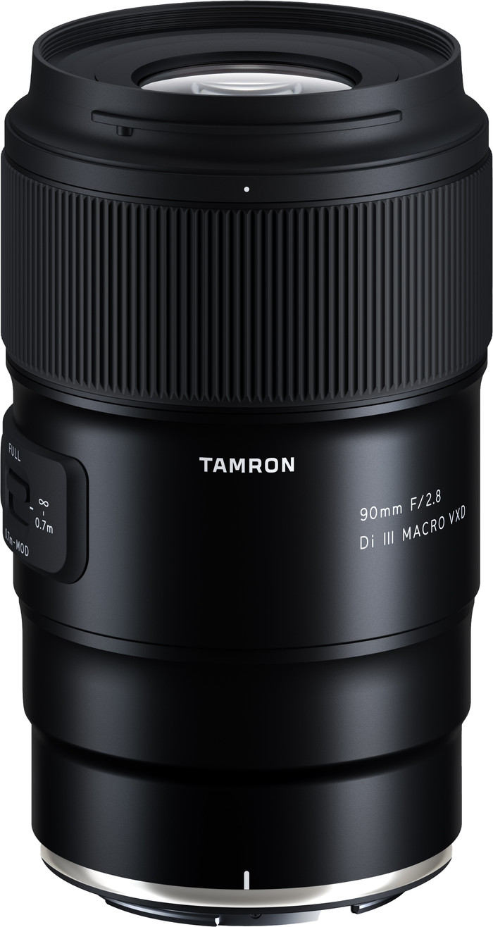 Tamron 90mm f/2.8 Di III Macro VXD Nikon Z bovenkant