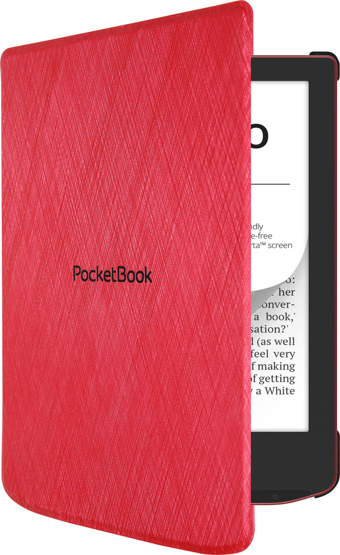 PocketBook Cover Shell Verse / Verse Pro / Verse Pro Color Rood product in gebruik