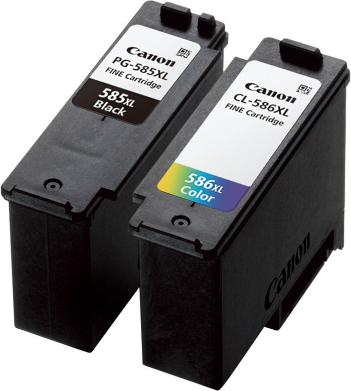 Canon PG-585XL + CL-586XL Combo Pack + Fotopapier bovenkant