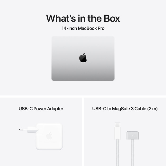 Apple MacBook Pro 14 inch M4 (10 core CPU/10 core GPU) 16GB/1TB Zilver QWERTY visual leverancier