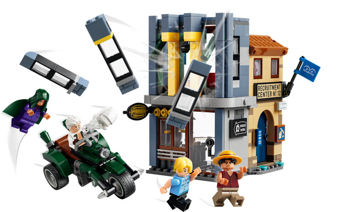 LEGO One Piece Confrontatie met kapitein Smoker 75642 detail