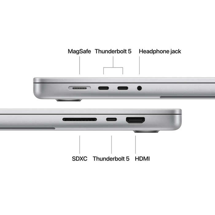 Apple MacBook Pro 16 inches M4 Max (16 Core CPU/40 Core GPU) 48GB/1TB Silver AZERTY visual supplier