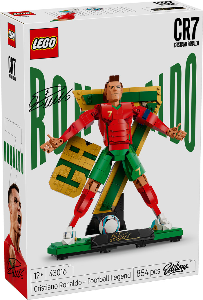 LEGO Editions Cristiano Ronaldo Voetballegende 43016 verpakking