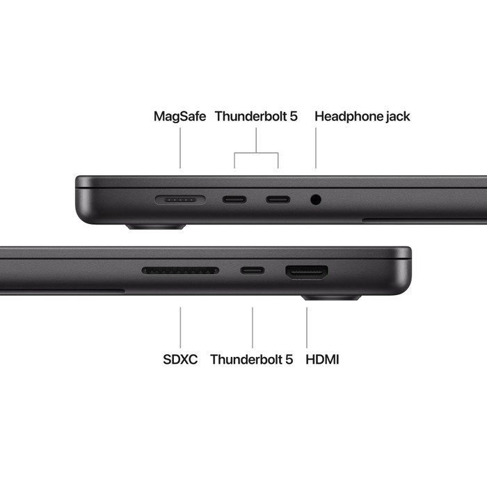 Apple MacBook Pro 16 inch M4 Max (14 core CPU/32 core GPU) 36GB/1TB Spacezwart QWERTY visual leverancier