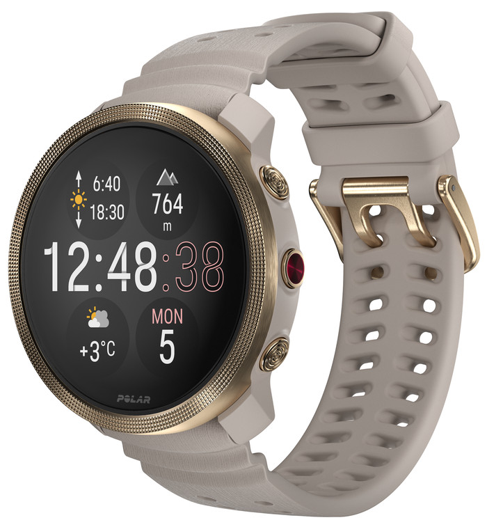 Polar Vantage M3 Goud/Beige rechterkant