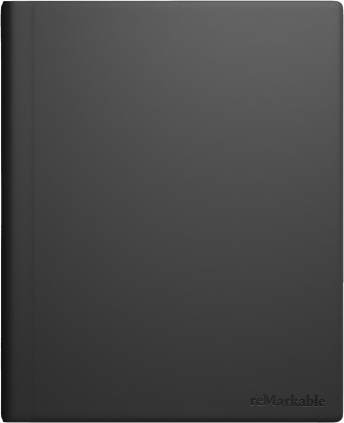 ReMarkable 2 Book Folio Black Leather front