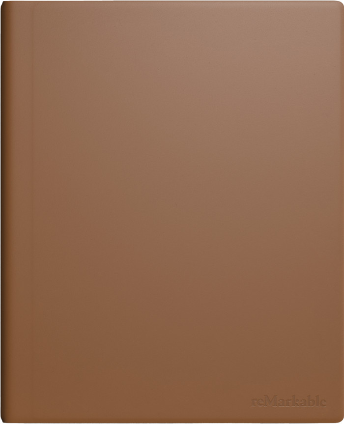 ReMarkable 2 Book Folio Brown Leather front