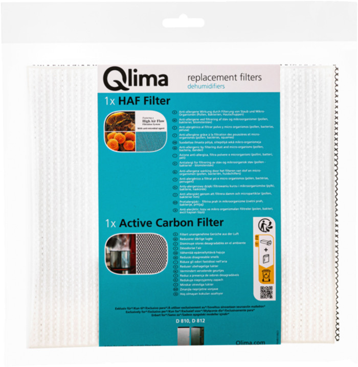 Qlima HAF Filter D81x packaging