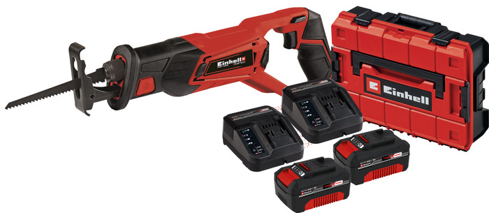 Einhell TE-AP 18/22 Li Solo 4.0Ah Battery (2x) E-Case S-F Starter Kit Main Image