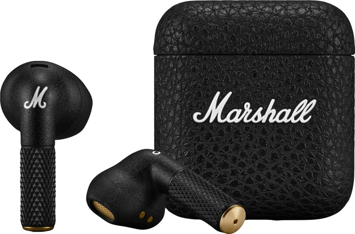 Marshall Minor IV TW Zwart voorkant