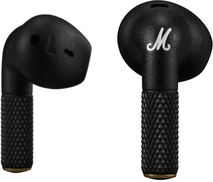 Marshall Minor IV TW Zwart detail